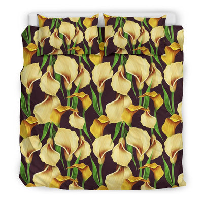 Lily Pattern Print Design LY013 Duvet Cover Bedding Set-JORJUNE.COM