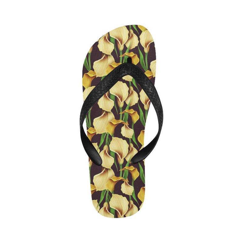 Lily Pattern Print Design LY013 Flip Flops-JorJune