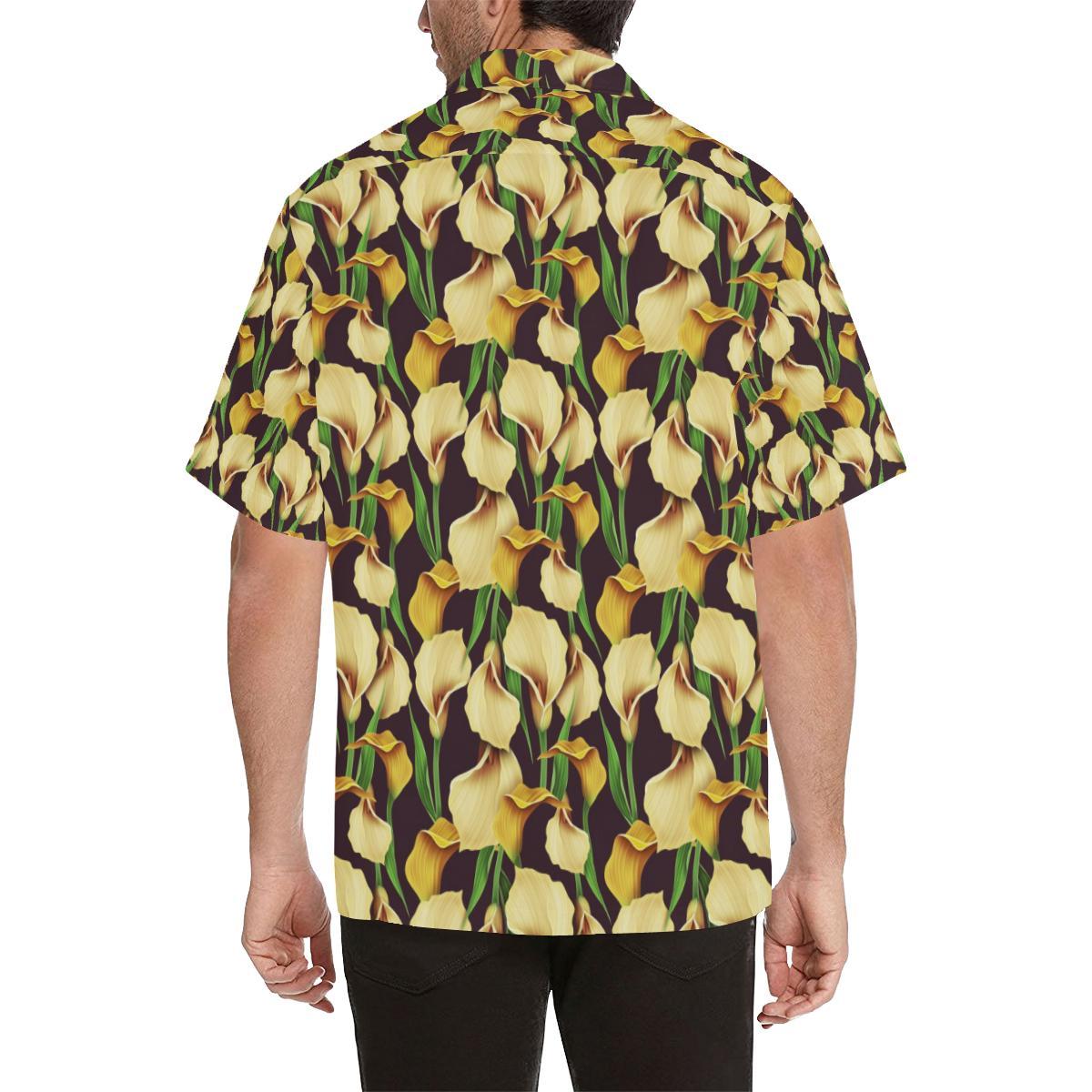 Lily Pattern Print Design LY013 Men Hawaiian Shirt-JorJune