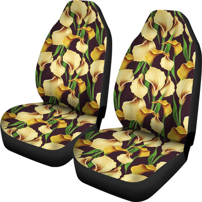 Lily Pattern Print Design LY013 Universal Fit Car Seat Covers-JorJune