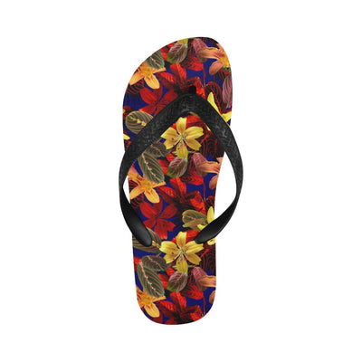 Lily Pattern Print Design LY014 Flip Flops-JorJune