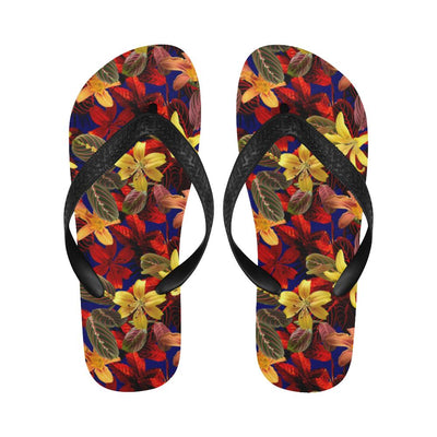 Lily Pattern Print Design LY014 Flip Flops-JorJune