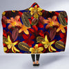 Lily Pattern Print Design LY014 Hooded Blanket-JORJUNE.COM