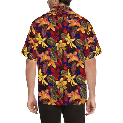 Lily Pattern Print Design LY014 Men Hawaiian Shirt-JorJune