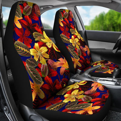 Lily Pattern Print Design LY014 Universal Fit Car Seat Covers-JorJune