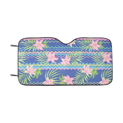 Lily Pattern Print Design LY015 Car Sun Shade-JorJune