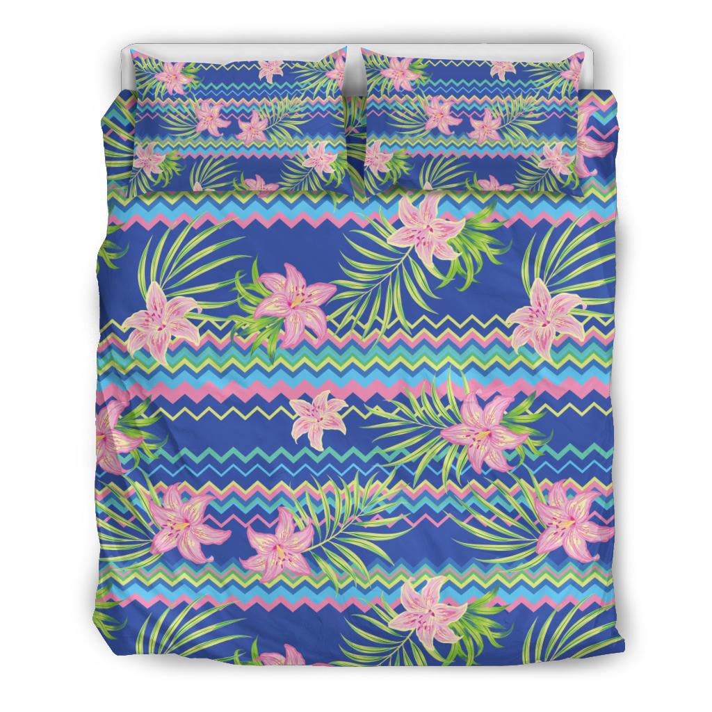 Lily Pattern Print Design LY015 Duvet Cover Bedding Set-JORJUNE.COM