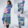 Lily Pattern Print Design LY015 Hooded Blanket-JORJUNE.COM