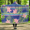 Lily Pattern Print Design LY015 Hooded Blanket-JORJUNE.COM