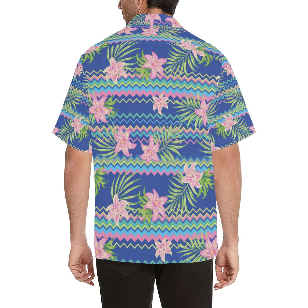 Lily Pattern Print Design LY015 Men Hawaiian Shirt-JorJune