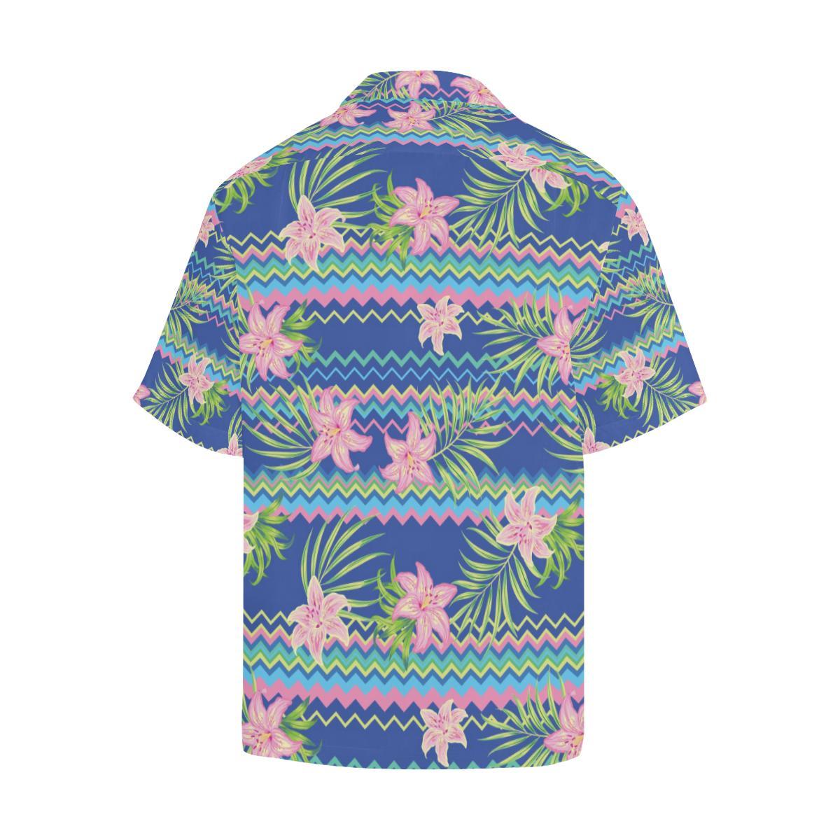 Lily Pattern Print Design LY015 Men Hawaiian Shirt-JorJune