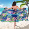 Lily Pattern Print Design LY015 Sarong Pareo Wrap-JORJUNE.COM