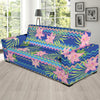 Lily Pattern Print Design LY015 Sofa Slipcover-JORJUNE.COM