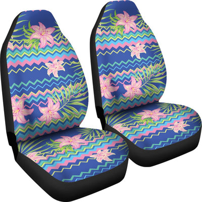 Lily Pattern Print Design LY015 Universal Fit Car Seat Covers-JorJune