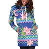 Lily Pattern Print Design LY015 Women Hoodie Dress