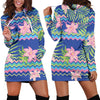 Lily Pattern Print Design LY015 Women Hoodie Dress
