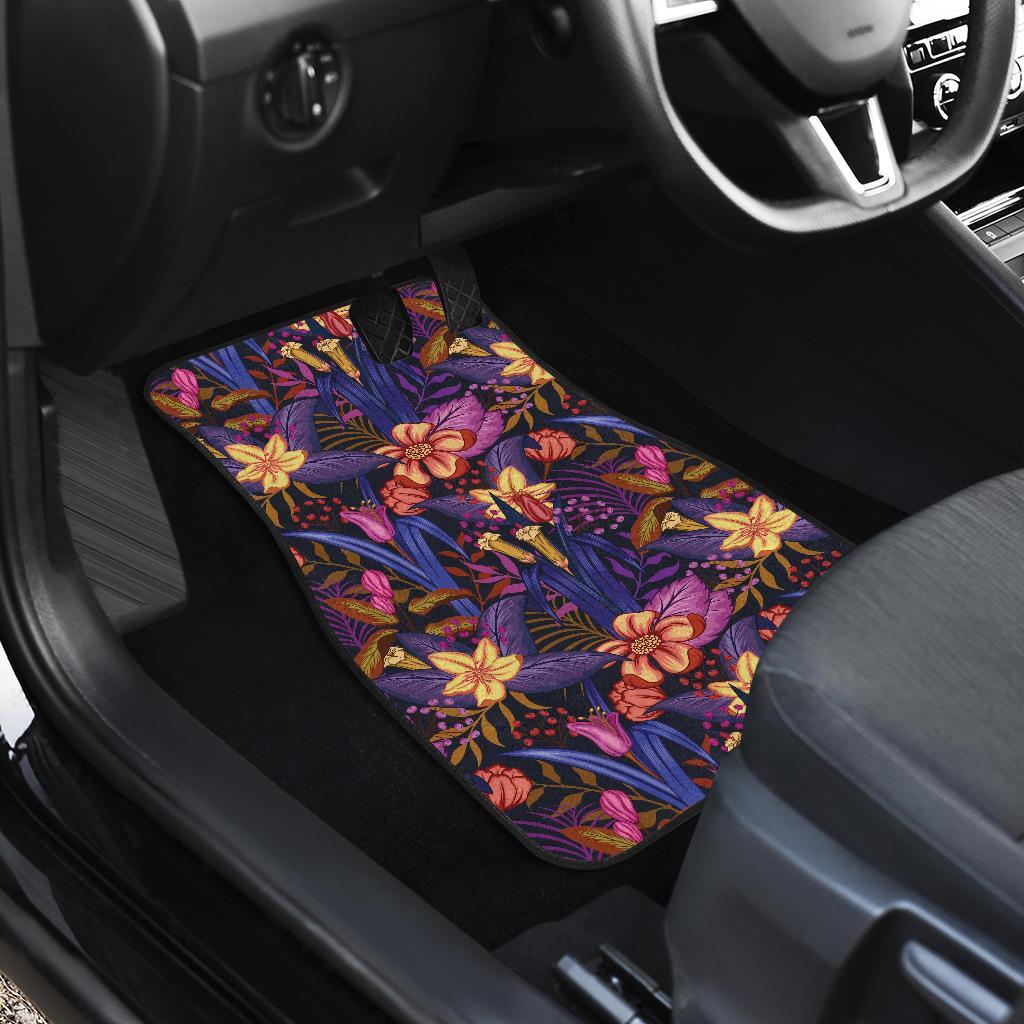 Lily Pattern Print Design LY016 Car Floor Mats-JORJUNE.COM