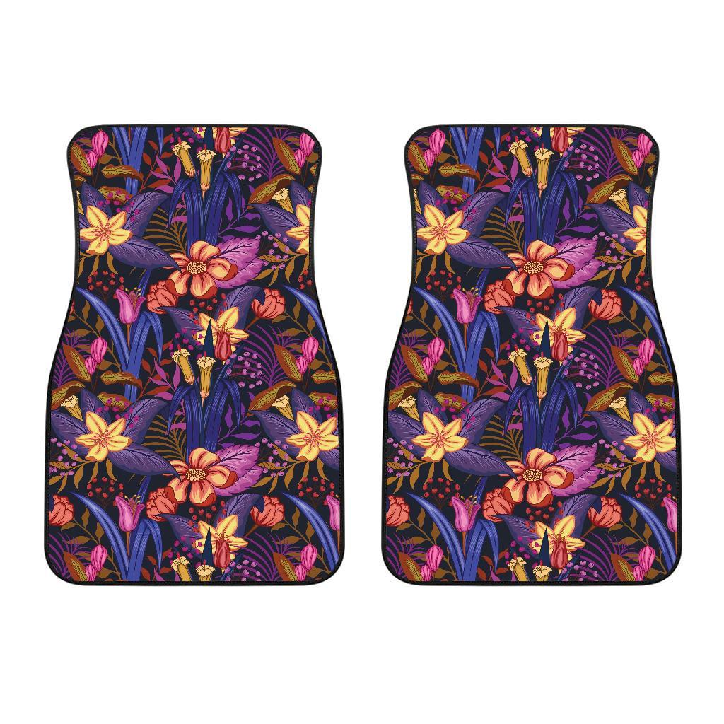 Lily Pattern Print Design LY016 Car Floor Mats-JORJUNE.COM
