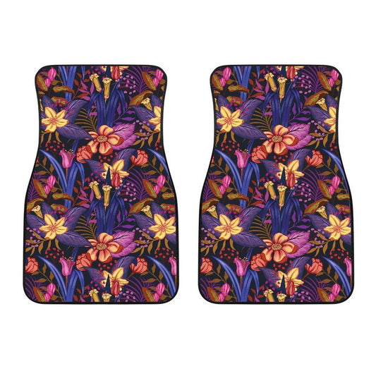 Lily Pattern Print Design LY016 Car Floor Mats-JORJUNE.COM