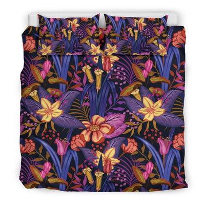 Lily Pattern Print Design LY016 Duvet Cover Bedding Set-JORJUNE.COM