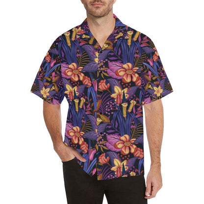 Lily Pattern Print Design LY016 Men Hawaiian Shirt-JorJune
