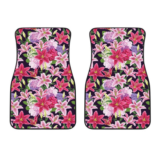 Lily Pattern Print Design LY017 Car Floor Mats-JORJUNE.COM