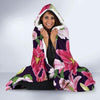 Lily Pattern Print Design LY017 Hooded Blanket-JORJUNE.COM