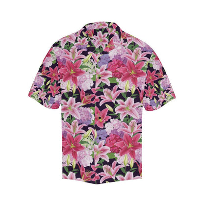 Lily Pattern Print Design LY017 Men Hawaiian Shirt-JorJune