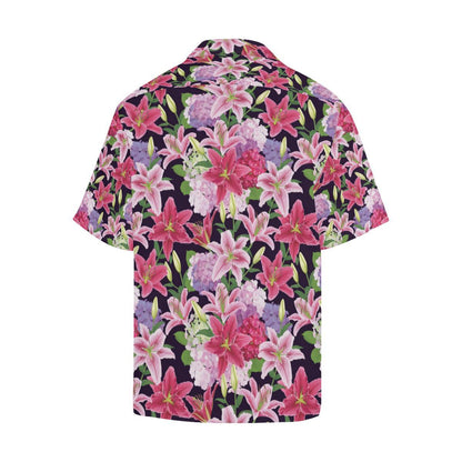 Lily Pattern Print Design LY017 Men Hawaiian Shirt-JorJune