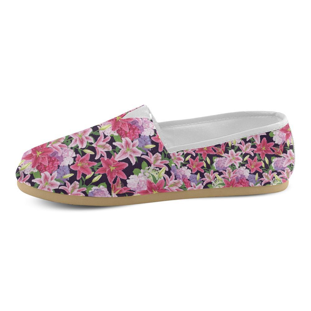 Lily Pattern Print Design LY017 Women Casual Shoes-JorJune.com