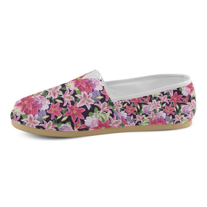 Lily Pattern Print Design LY017 Women Casual Shoes-JorJune.com