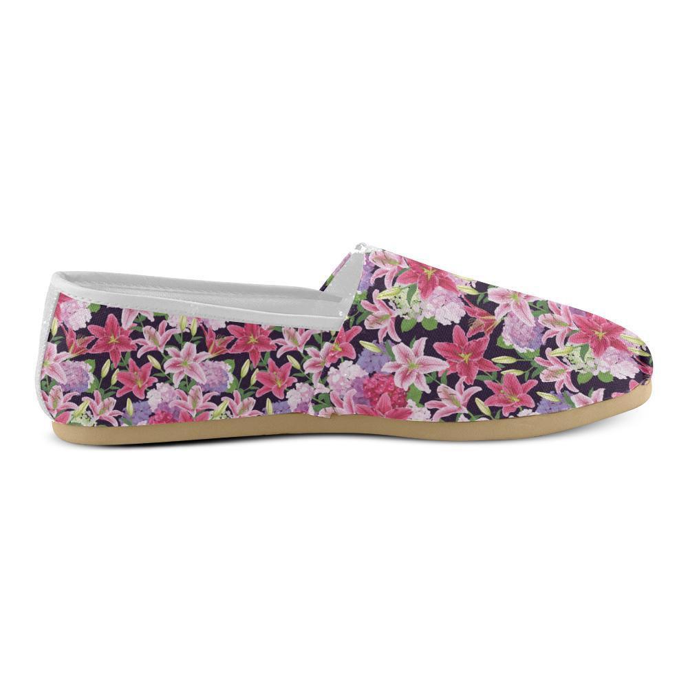 Lily Pattern Print Design LY017 Women Casual Shoes-JorJune.com