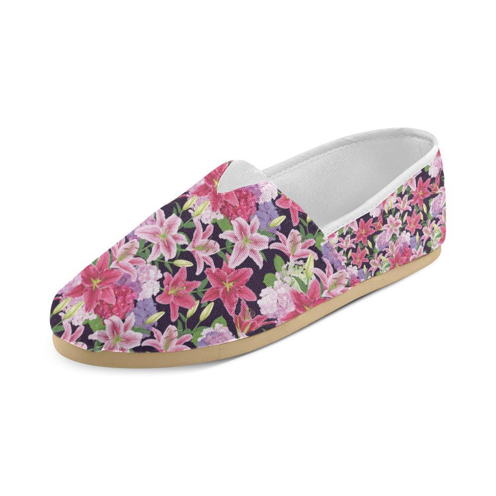 Lily Pattern Print Design LY017 Women Casual Shoes-JorJune.com
