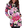 Lily Pattern Print Design LY017 Women Hoodie Dress