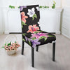 Lily Pattern Print Design LY02 Dining Chair Slipcover-JORJUNE.COM