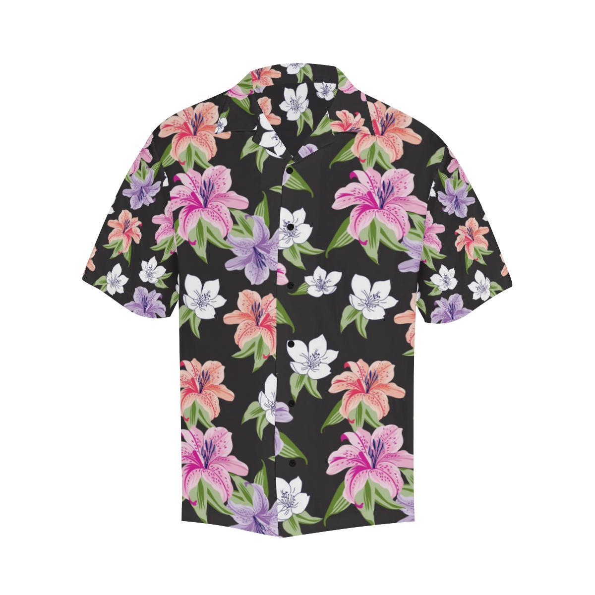 Lily Pattern Print Design LY02 Men Hawaiian Shirt-JorJune