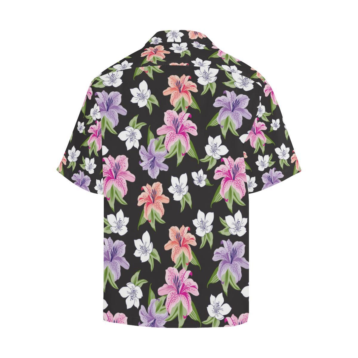 Lily Pattern Print Design LY02 Men Hawaiian Shirt-JorJune