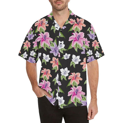 Lily Pattern Print Design LY02 Men Hawaiian Shirt-JorJune