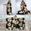 Lily Pattern Print Design LY03 Hooded Blanket-JORJUNE.COM