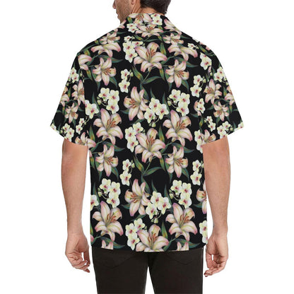 Lily Pattern Print Design LY03 Men Hawaiian Shirt-JorJune