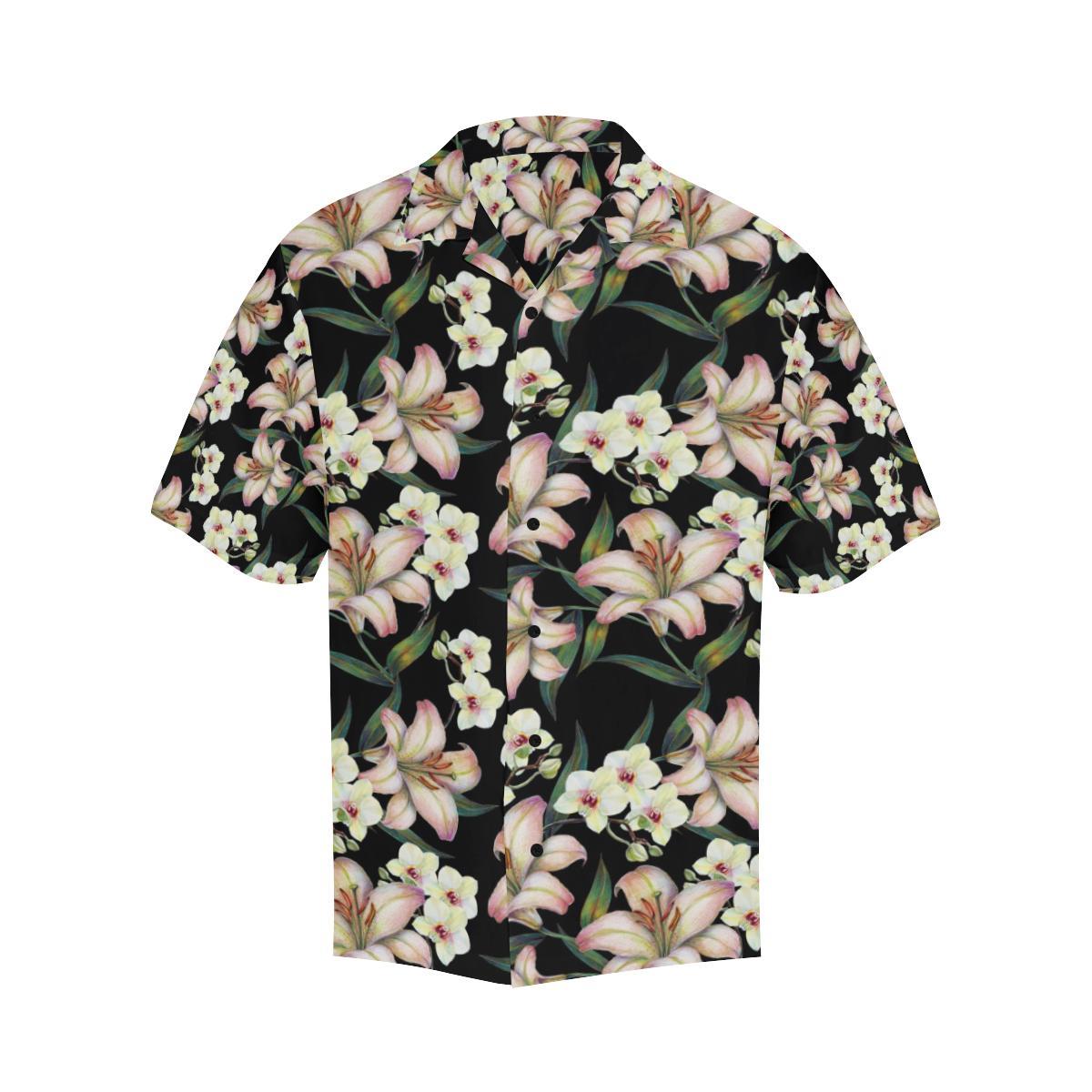 Lily Pattern Print Design LY03 Men Hawaiian Shirt-JorJune