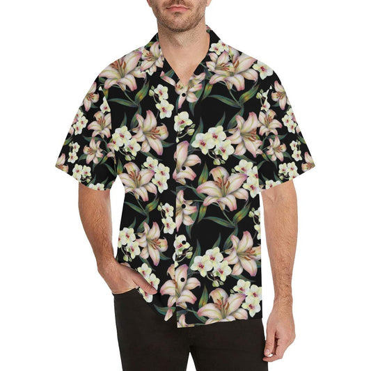 Lily Pattern Print Design LY03 Men Hawaiian Shirt-JorJune
