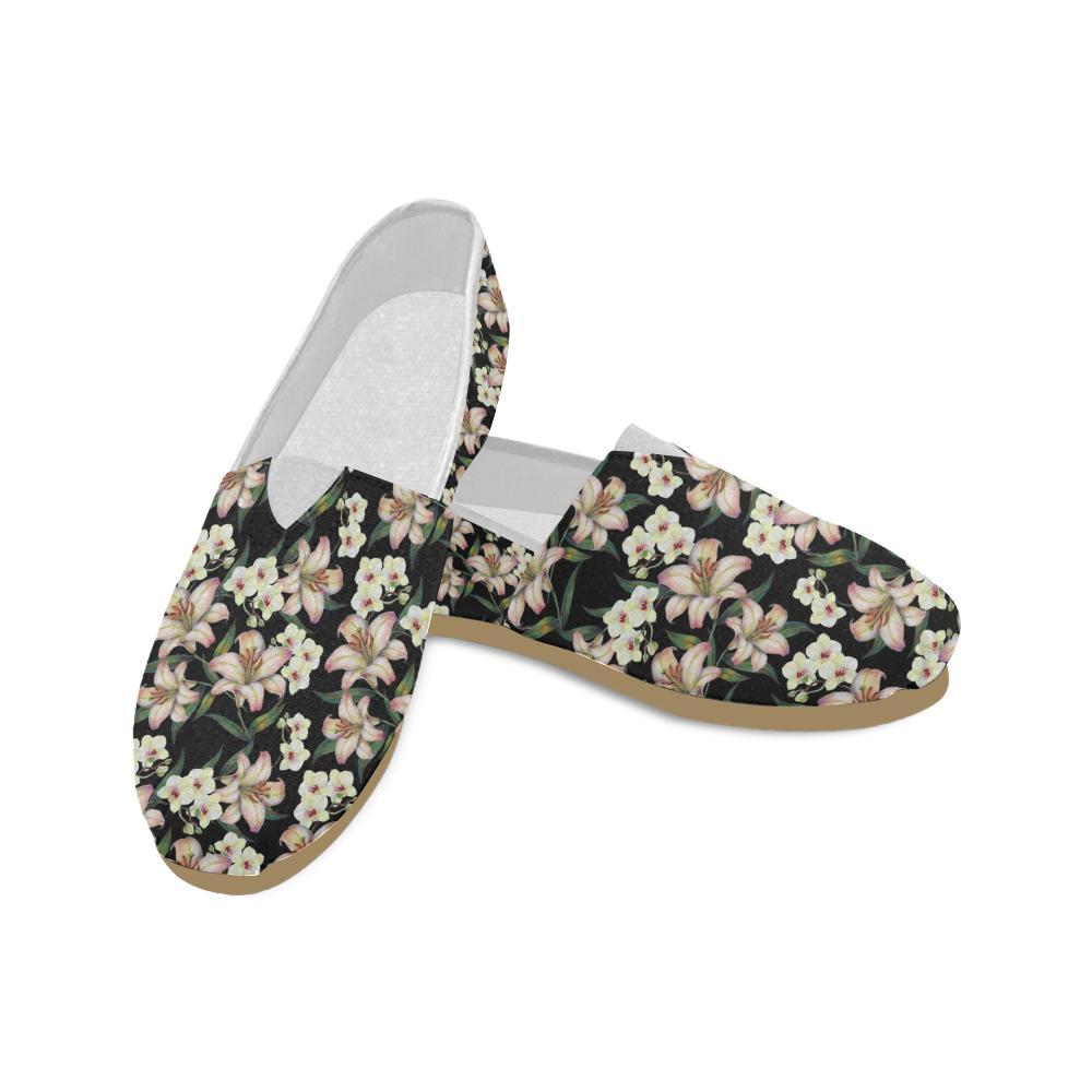 Lily Pattern Print Design LY03 Women Casual Shoes-JorJune.com
