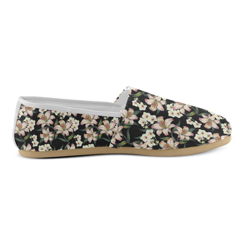 Lily Pattern Print Design LY03 Women Casual Shoes-JorJune.com