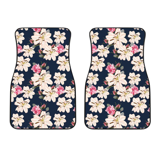 Lily Pattern Print Design LY04 Car Floor Mats-JORJUNE.COM