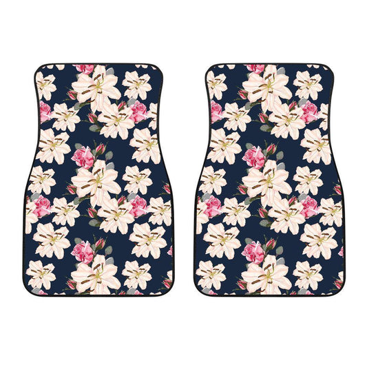 Lily Pattern Print Design LY04 Car Floor Mats-JORJUNE.COM