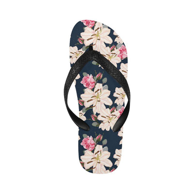 Lily Pattern Print Design LY04 Flip Flops-JorJune