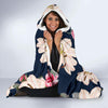 Lily Pattern Print Design LY04 Hooded Blanket-JORJUNE.COM