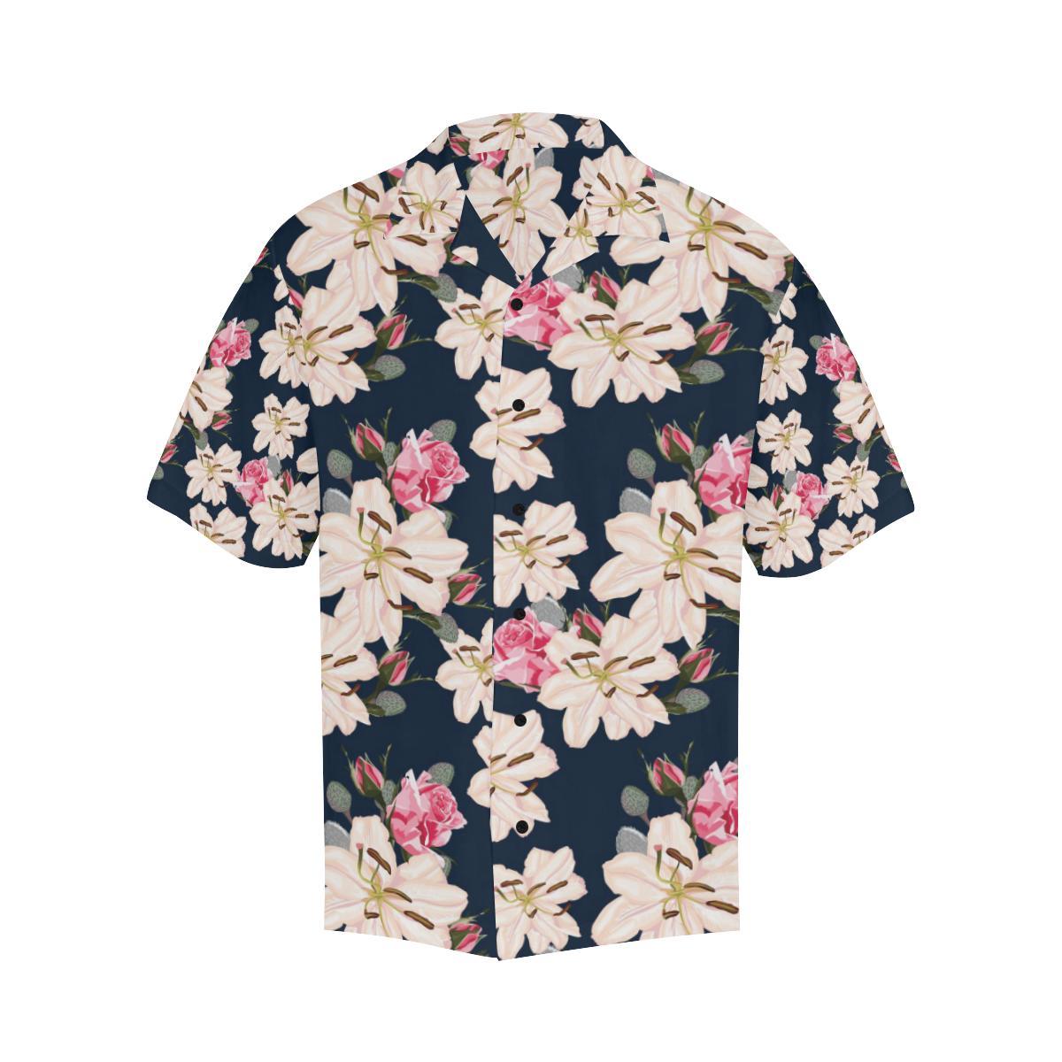 Lily Pattern Print Design LY04 Men Hawaiian Shirt-JorJune