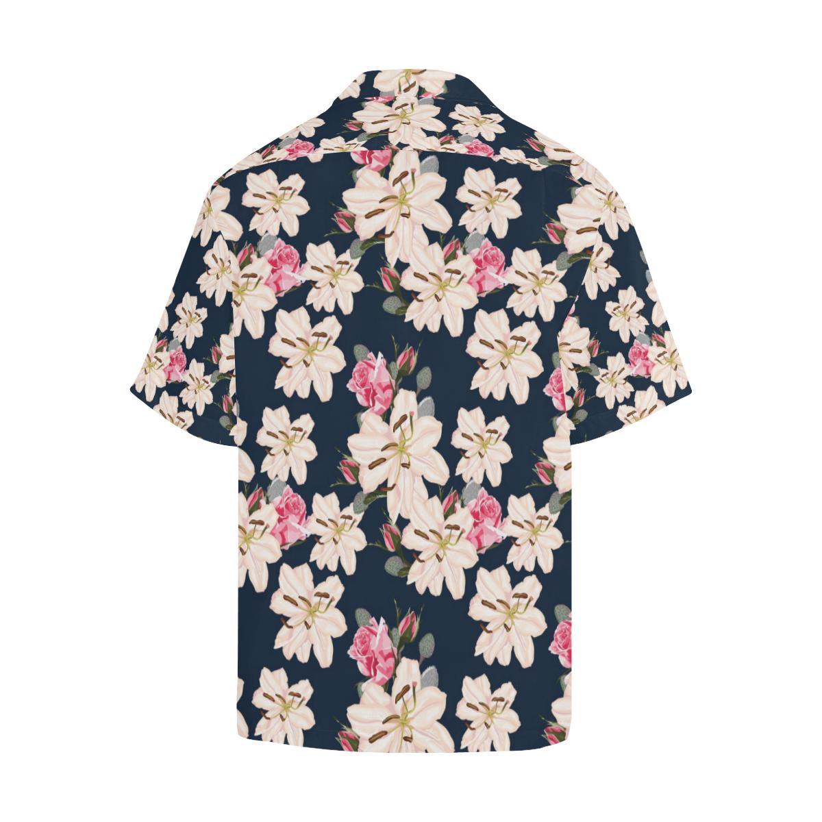 Lily Pattern Print Design LY04 Men Hawaiian Shirt-JorJune